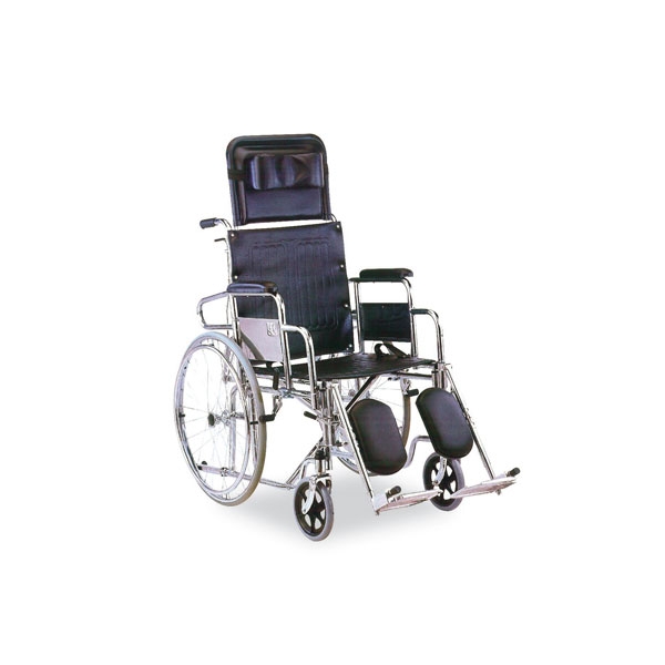 Chrome Reclining Wheelchair Ecolife Medicare